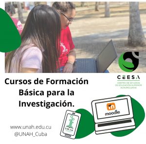 Convocatoria: Cursos de Formación Básica para la Investigación.