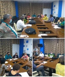 Reunión de coordinación para el diseño y montaje del Curso de Ciclo Corto para formar Técnicos Superiores en Acuicultura