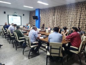 Encuentro en la UNAH con directivos del Ministerio de Educación Superior