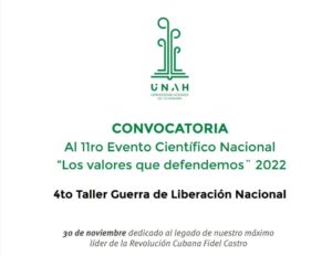 Convocatoria: 11ro Evento Científico Nacional "Los valores que defendemos" 2022 Convocatoria: 11ro Evento Científico Nacional "Los valores que defendemos" 2022