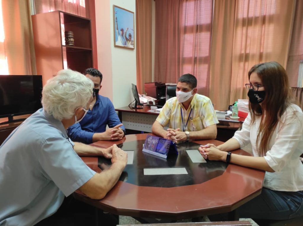 Recibe la UNAH al Sr. Juan Garay, Jefe de cooperación de la Unión Europea en Cuba