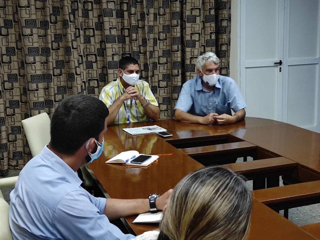 Recibe la UNAH al Sr. Juan Garay, Jefe de cooperación de la Unión Europea en Cuba